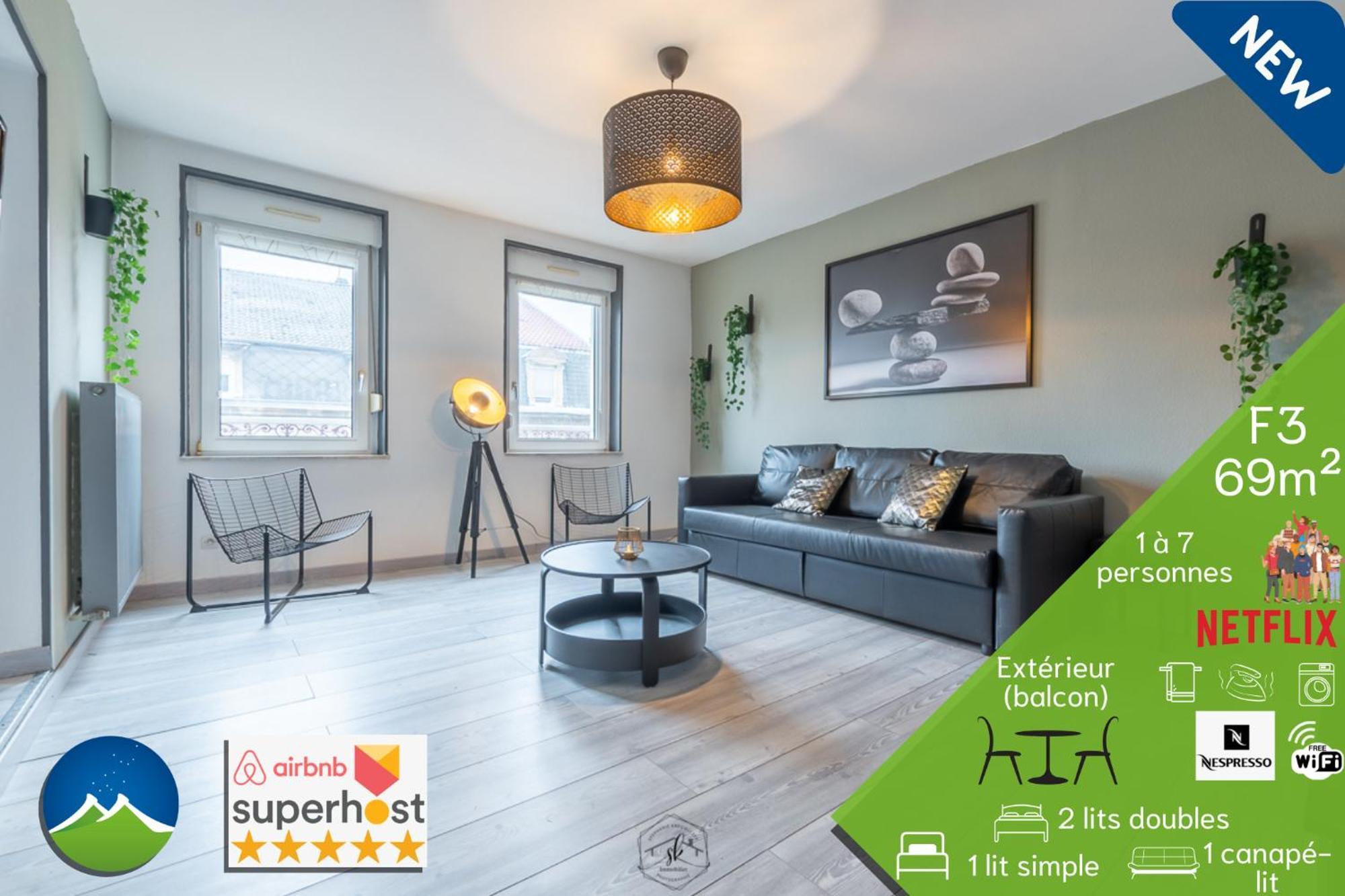 Studio & Appts - 1 A 4 Lits, 1 To 4 Beds - 1 A 7 Pers, 1 To 7 Pax - Confort, Flexibilite Hayange 외부 사진