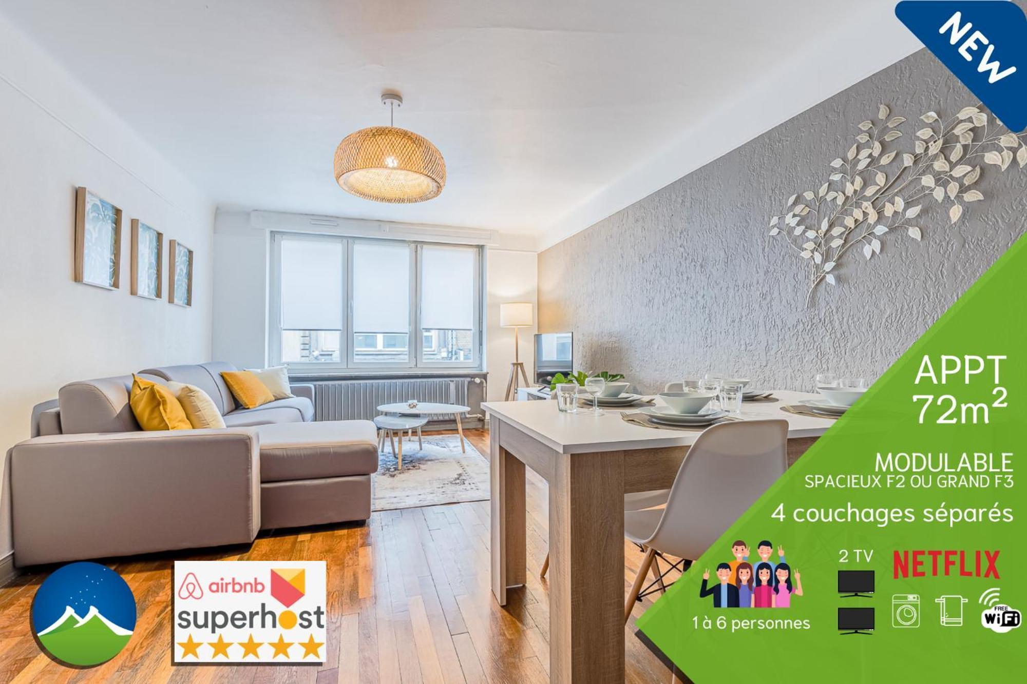 Studio & Appts - 1 A 4 Lits, 1 To 4 Beds - 1 A 7 Pers, 1 To 7 Pax - Confort, Flexibilite Hayange 외부 사진